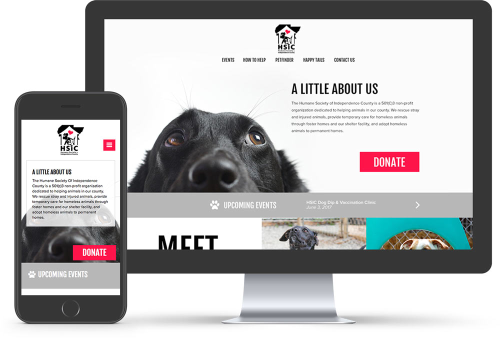 Humane Society of Independence County Website Family